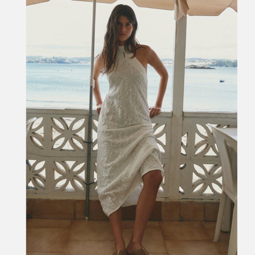 Zara knit maxi dress